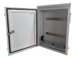 BOX VUOTO IN METALLO con 2 barra DIN Dimensioni 560x380x220mm Predisposizione pressacavi, 4xPG7, 4xM25