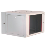 DN1916U3 - Rack a parete 16 unità, profondità 610mm, con porta in vetro, colore grigio - DIGITUS
