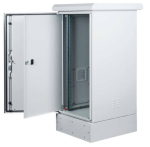LK1924UIP65 - Rack 24 unità da esterno IP65, profondità 650mm, colore grigio - LINK