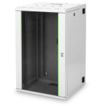 DN1920U - Rack da parete 20 unità, profondità 450mm, con porta in vetro, colore grigio - DIGITUS