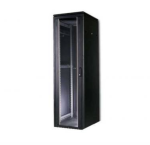 ARM075 - Rack 22 unità da assemblare, profondità 800mm, con porta in vetro, colore nero - DIGITUS
