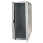 LK1922U66GR - Rack 22 unità, profondità 600mm, con porta in vetro, colore grigio - LINK