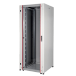LK1922U66PV - Rack 22 unità, profondità 600mm, con porta in vetro, colore grigio - LINK