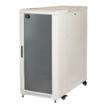LK1922U68GR - Rack 22 unità, profondità 800mm, con porta in vetro, colore grigio - LINK