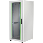 DN1926U66 - Rack 26 unità, profondità 600mm, con porta in vetro, colore grigio - DIGITUS