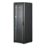 DN1936U66B1 - Rack 26 unità, profondità 600mm, con porta in vetro, colore nero - DIGITUS