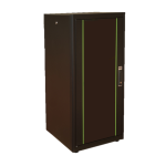 DN1932U66B - Rack 32 unità, profondità 600mm, con porta in vetro, colore nero - DIGITUS