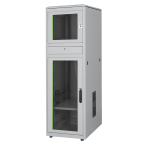 DN1936U68PC1 - Rack 36 unità, profondità 800mm, con porta in vetro, colore grigio - DIGITUS