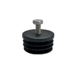 AP0160PN Unistab Tappo ABS d.60mm con vite Nero