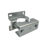 AM1058FB Unistab - Staffa a parete 130x124x3 mm - Acciaio - Zincatura galvanica - Bianco RAL 9003 opaco
