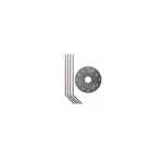 BS2833FZ Unistab   Tirafondi 4xM12x330mm Acciaio zincate galvanizzate