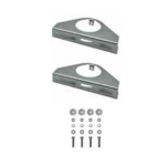 AP1260FZ Unistab - COPPIA GHIERE L 145 MM PER INSTALLAZIONE SENSORI SU PALI IN VETRORESINA diam. 60 MM - ZINCATO