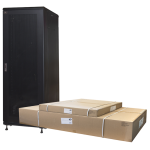 LK1937U610NFP - Rack 37 unità da assemblare, profondità 1000mm, porta in griglia metallica, colore nero - LINK