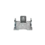 CR0801FZ Unistab - Base 80x80x4 mm - Acciaio - Zincatura galvanica
