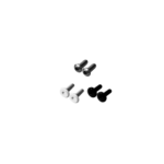 CRV620FE Unistab - Set 4 viti M6x20 per fissaggio base CR0801FZ/CR1201FZ al profilo - Acciaio - Nero RAL 9005 opaco