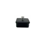 CQA009PN Unistab Tappo ABS 100x100mm con vite M10 nero