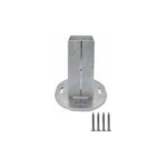 CQBP12FA Unistab   Base fissa acciaio pali 120x120 d.280mm sp.12mm antraciteacite