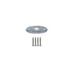 MQBL25FA Unistab   Base fissa acciaio pali 120x120 d.260mm sp.8mm antracite MARINO