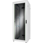 ARM044 - Rack 42 unità, profondità 800mm, porta in vetro, colore grigio - DIGITUS