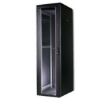 ARM078 - Rack 42 unità, profondità 800mm, porta in vetro, colore nero - DIGITUS