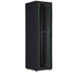 DN1942U66B - Rack 42 unità, profondità 600mm, porta in vetro, colore nero - DIGITUS