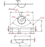 SP1812FZ Unistab   Supporto acciaio regolabile orbitale L180mm zincate gal