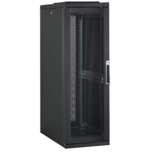 DN19SRV42U8B - Rack 42 unità, profondità 1000mm, porta in vetro, colore nero - DIGITUS