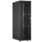 DN19SRV42U8B1 - Rack 42 unità, profondità 1000mm, porta in griglia metallica e ruote, colore nero - DIGITUS
