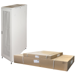 LK1942U610GFP - Rack 42 unità da assemblare, profondità 1000mm, porta in griglia metallica, colore grigio - LINK