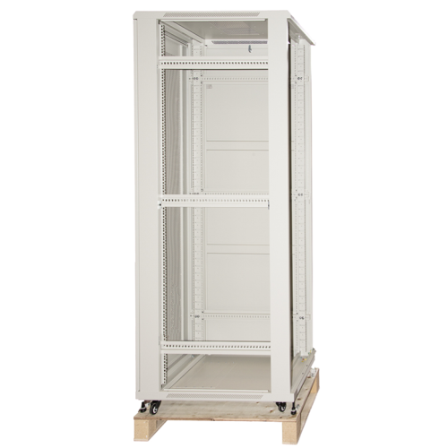 LK1942U610GR - Rack 42 unità, profondità 1000mm, porta in griglia metallica, colore grigio - LINK