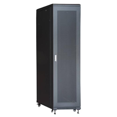 LK1942U610N - Rack 42 unità, profondità 1000mm, porta in griglia metallica, colore nero - LINK