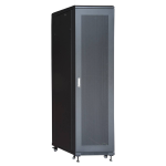 LK1942U610N - Rack 42 unità, profondità 1000mm, porta in griglia metallica, colore nero - LINK