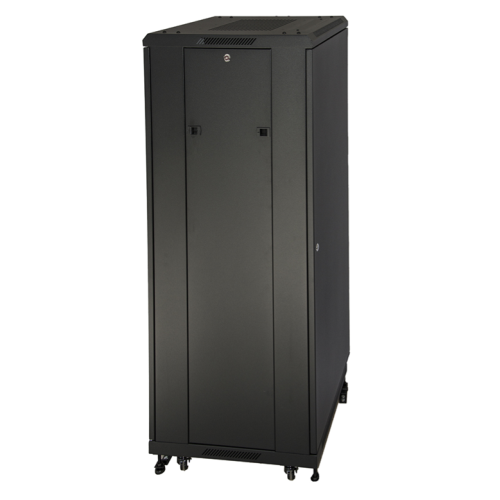 LK1942U66NI - Rack 42 unità, profondità 600mm, porta in griglia metallica, colore nero - LINK