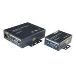 VE03 - Kit TX/RX extender attivi su cavo UTP cat 5/5e/6 per segnale VGA, risoluzione max 1920x14400, portata Max 100m, alim. 12Vdc