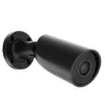 Telecamera IP di sicurezza cablata Ajax con IA, 5 Mp 4 mm con angolo di visione di 110°, illuminazione ibrida, TrueWDR, microfono e PoE/12 V. Per uso in ambienti esterni e interni. Nera