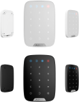 KeyPad Jeweller Ajax Tastiera wireless e touch usata per inserire/disinserire il sistema di sicurezza Ajax. Da montare vicino all'entrata di una stanza per garantire un accesso rapido alla tastiera.