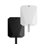 Superior Hub Hybrid Ajax Unità centrale ibrida con la foto-verifica. Funziona con i dispositivi Fibra e Jeweller. Collegabile tramite Ethernet e due schede SIM.