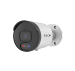 RVCM52A310RA Risco - Telecamera IP Bullet AI, IP67, 4MP, sensore immagine CMOS 1/3", H264, H265, 2.8mm /F1.0, PoE, DWDR, colori brillanti, illuminatore IR da 25m, illuminatore luce bianca 20m, strobo rosso e blu, supporto scheda Micro SD max 256GB, microf