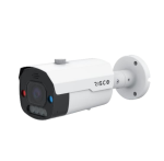 RVCM52A350RA Risco - Telecamera IP Bullet AI, Varifocal da esterno/interno, IP66, 5MP, sensore immagine CMOS 1/2.7", H264, H265, H265+, 2.8mm-12mm/F1.2, PoE, WDR, colori brillanti, illuminatore IR da 30m, illuminatore luce bianca 25m, strobo rosso e blu, 