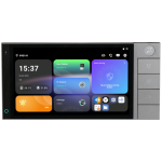 SCP3022B-IBZ - Postazione interna IP/bifilare wifi con display 7" touch screen capacitivo e 4 tasti fisici (rimovibili e configurabili), 8 in e 1 out allarme, alimentazione 48 Vdc/PoE, sistema operativo Android 14, colore nero - Dahua