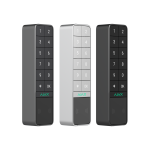 KeyPad Outdoor Jeweller Ajax Tastiera wireless che supporta l'autenticazione tramite Pass, Tag, smartphone e codici. Per uso in ambienti esterni e interni.