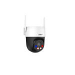 IPC-PT1539DA1-SW-PV Dahua Telecamera PT IP/Wi-Fi Smart Dual Light a deterrenza attiva da interno/esterno IP66, sensore CMOS, risoluzione 5 MP, ottica fissa 4 mm, IR/white light 30 m, microfono e speaker integrati, slot micro SD card, alimentazione 12 Vdc 