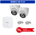 BUNDLE-WIFI-1 Dahua - EAP6218-C + 2 pz T2A-LED + 2 pz TF-P100-64G