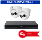BUNDLE-HDCVI-EYEBALL Dahua - 4 pz HAC-HDW1200EM-A-S6 + XVR5104HS-I3(1T)