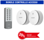 BUNDLE-B&B Dahua - ASI1201M-MEW-BB Controller accessi standalone B&B + 2 pz HY-SA30A-R8 Sensore fumo standalone wireless