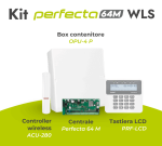 Kit Perfecta 64 M WLS Centrale + Tastiera LCD + Box contenitore + Controller wireless