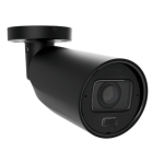 BulletCam HLVF - Telecamera IP cablata con IA risoluzione 5Mp, ottica varifocale motorizzata 2.8-12mm, illuminazione ibrida, ingressi/uscite allarme e audio, TrueWDR, microfono e PoE/12 V. Per uso in ambienti esterni e interni, colore nero - Ajax
