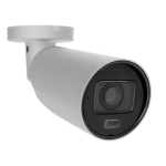 BulletCam HLVF - Telecamera IP cablata con IA risoluzione 5Mp, ottica varifocale motorizzata 2.8-12mm, illuminazione ibrida, ingressi/uscite allarme e audio, TrueWDR, microfono e PoE/12 V. Per uso in ambienti esterni e interni, colore bianco - Ajax