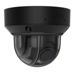 DomeCam HLVF - Telecamera IP cablata con IA risoluzione 5Mp IK10, ottica varifocale motorizzata 2.8-12mm, illuminazione ibrida, ingressi/uscite allarme e audio, TrueWDR, microfono e PoE/12 V. Per uso in ambienti esterni e interni, colore nero - Ajax