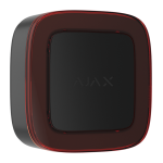 EN54 Indicator Jeweller Ajax Indicatore remoto di allarme antincendio indirizzabile wireless nero